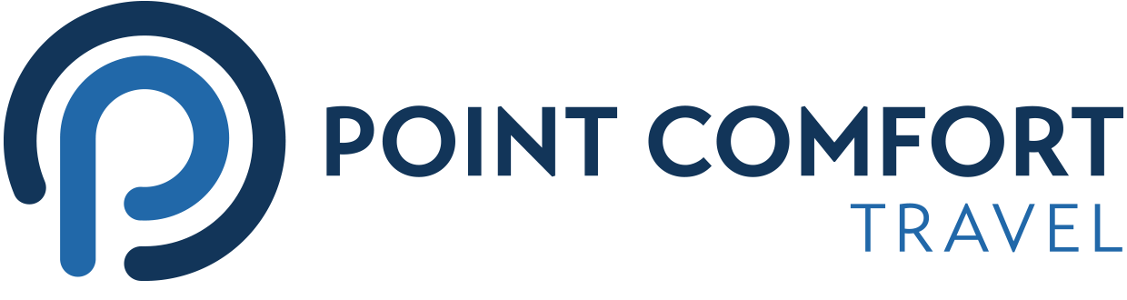 Point Comfort Travel 2-color logo